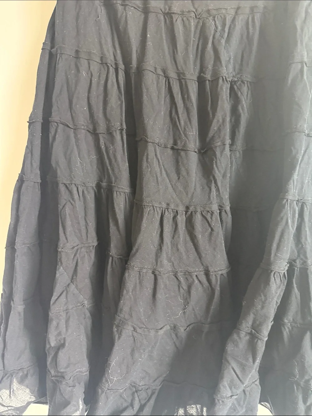 Vintage Bila tiered midi a line skirt - Picture 2 of 4